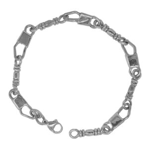 -ACTS Sterling Silver Fishers Of Men Bracelet (Hand Made)
